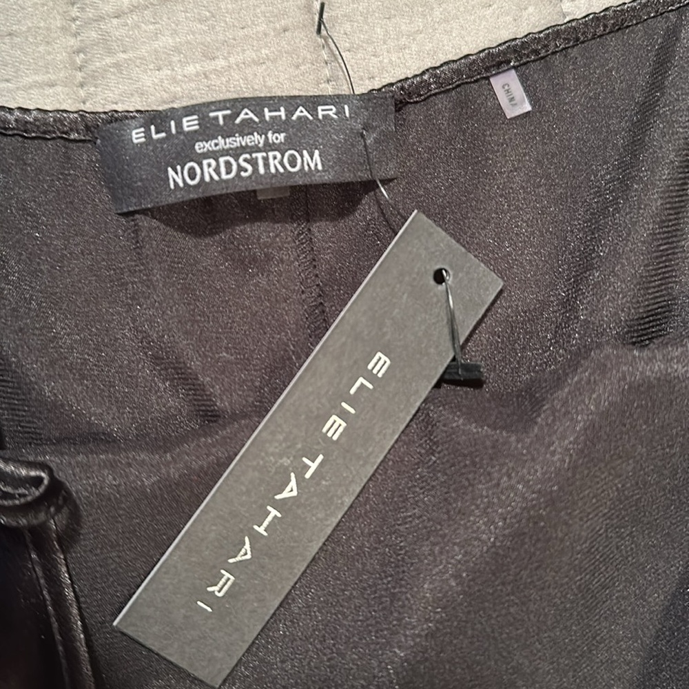 NEW Elie Tahari black satin cami top, Nordstrom exclusive - Picture 3 of 12